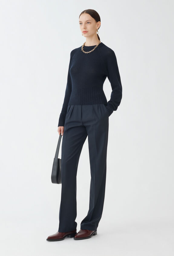 Fabiana Filippi Maglia in cashmere garza, blu notte BLU NOTTE MAD264F052N9000000