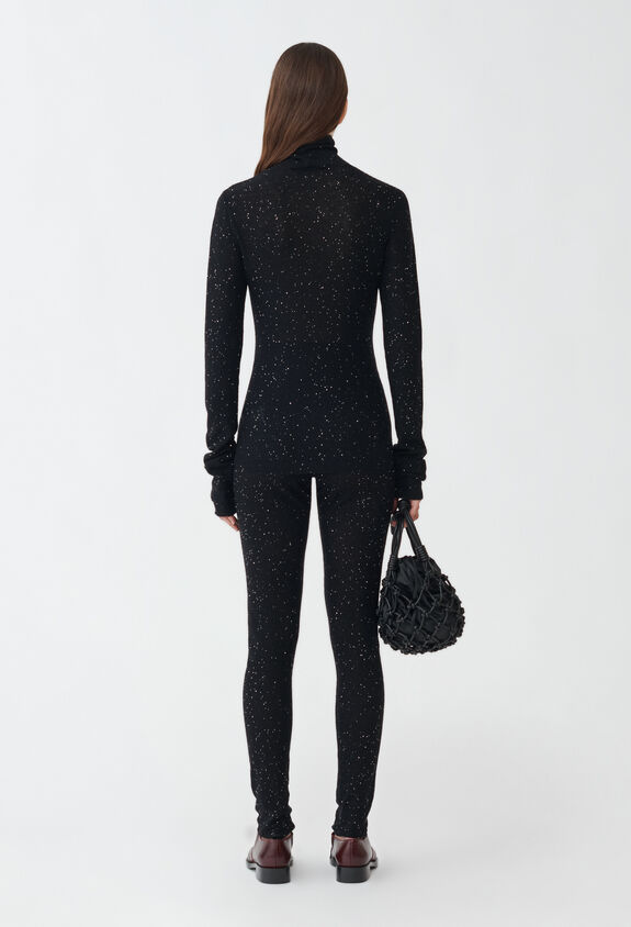 Fabiana Filippi Sweater with sequins, black BLACK MAD214F045D7220000