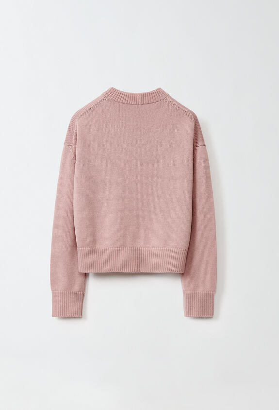 Fabiana Filippi Pullover aus Merinowolle, Mittelrosa ROSE MAD224F093SK180000