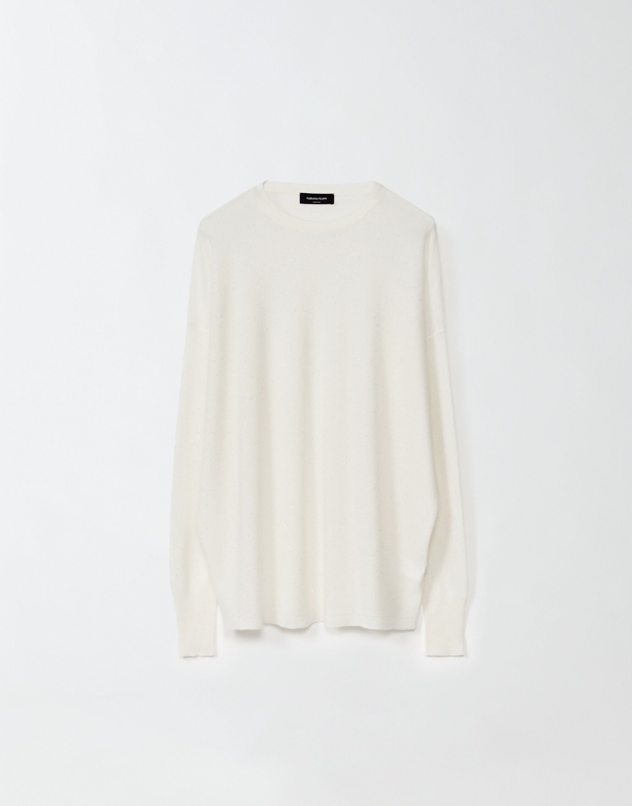 ${brand} Sweater with sequins, white ${colorDescription} ${masterID}