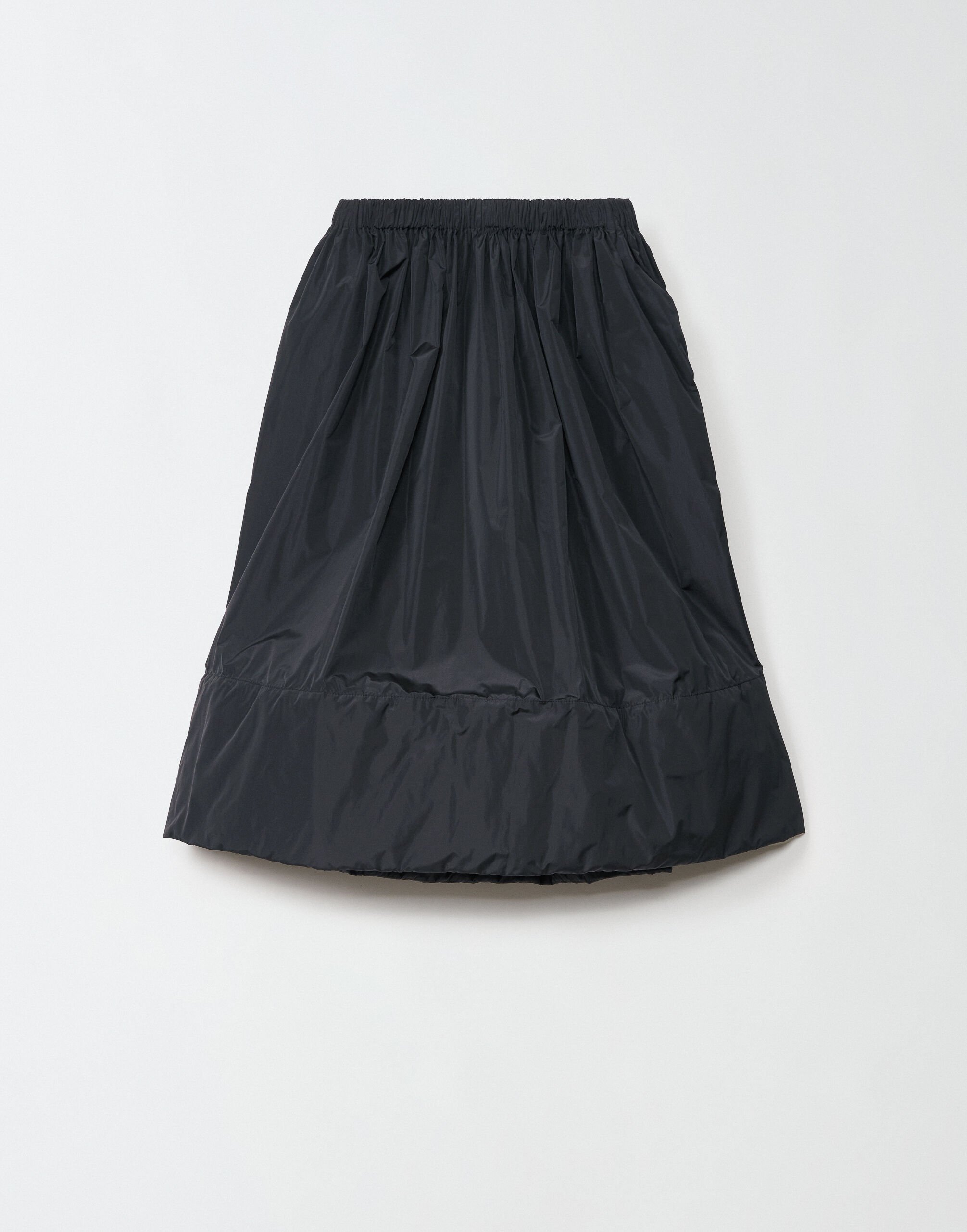 ${brand} Silk taffeta skirt, black ${colorDescription} ${masterID}