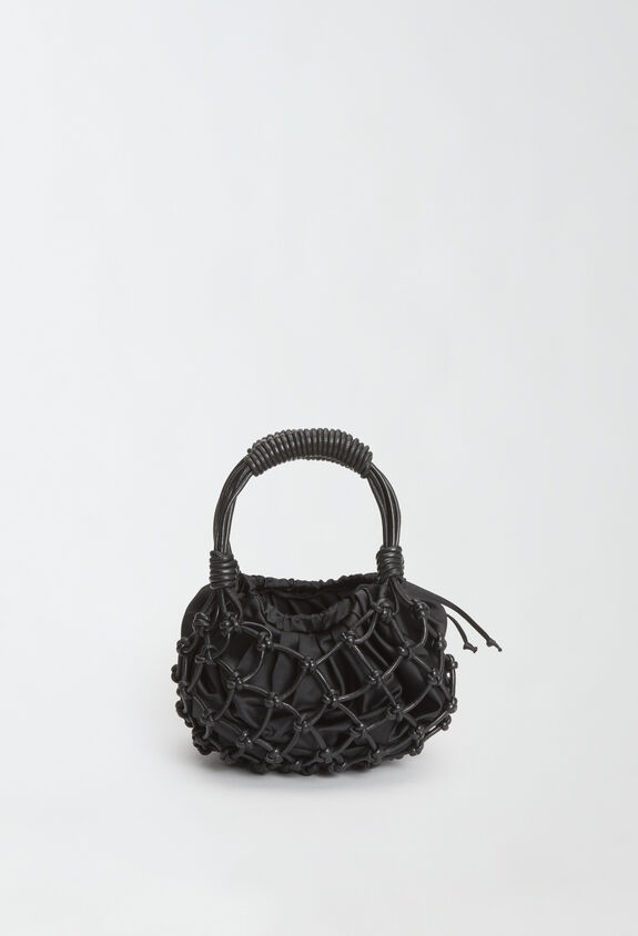 Fabiana Filippi Borsa intrecciata in nappa NERO BGD214A854I9770000