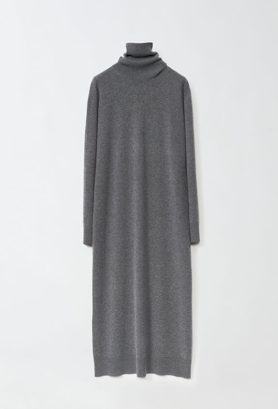 Fabiana Filippi Platinum long dress, lead GREY ABD214F391N1280000