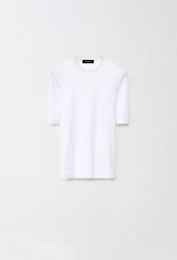 Fabiana Filippi T-shirt en jersey, blanc optique BLANC JED214F398I9630000