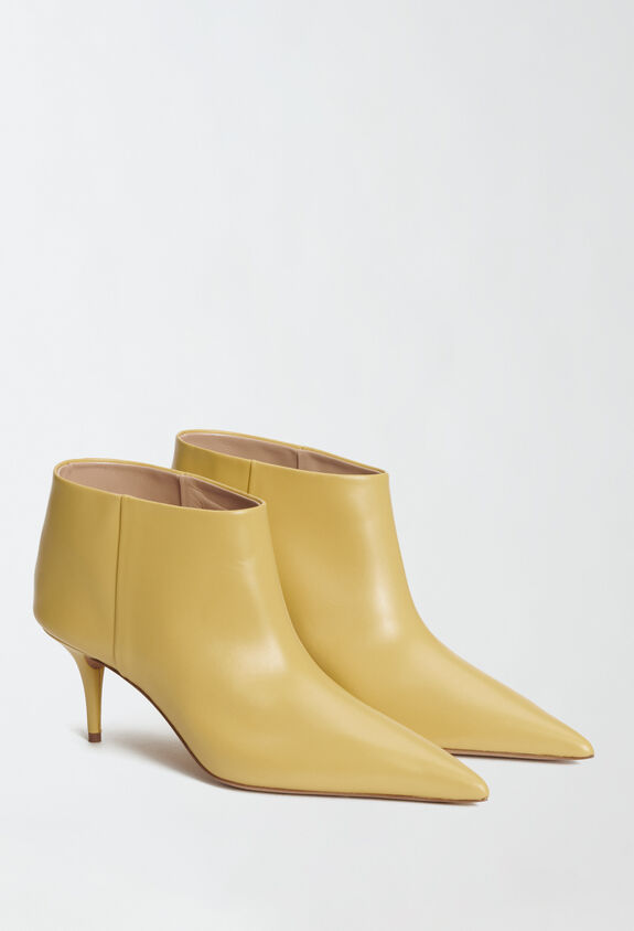 Fabiana Filippi Leather heeled ankle boots, turmeric YELLOW ASD214A896I9920000