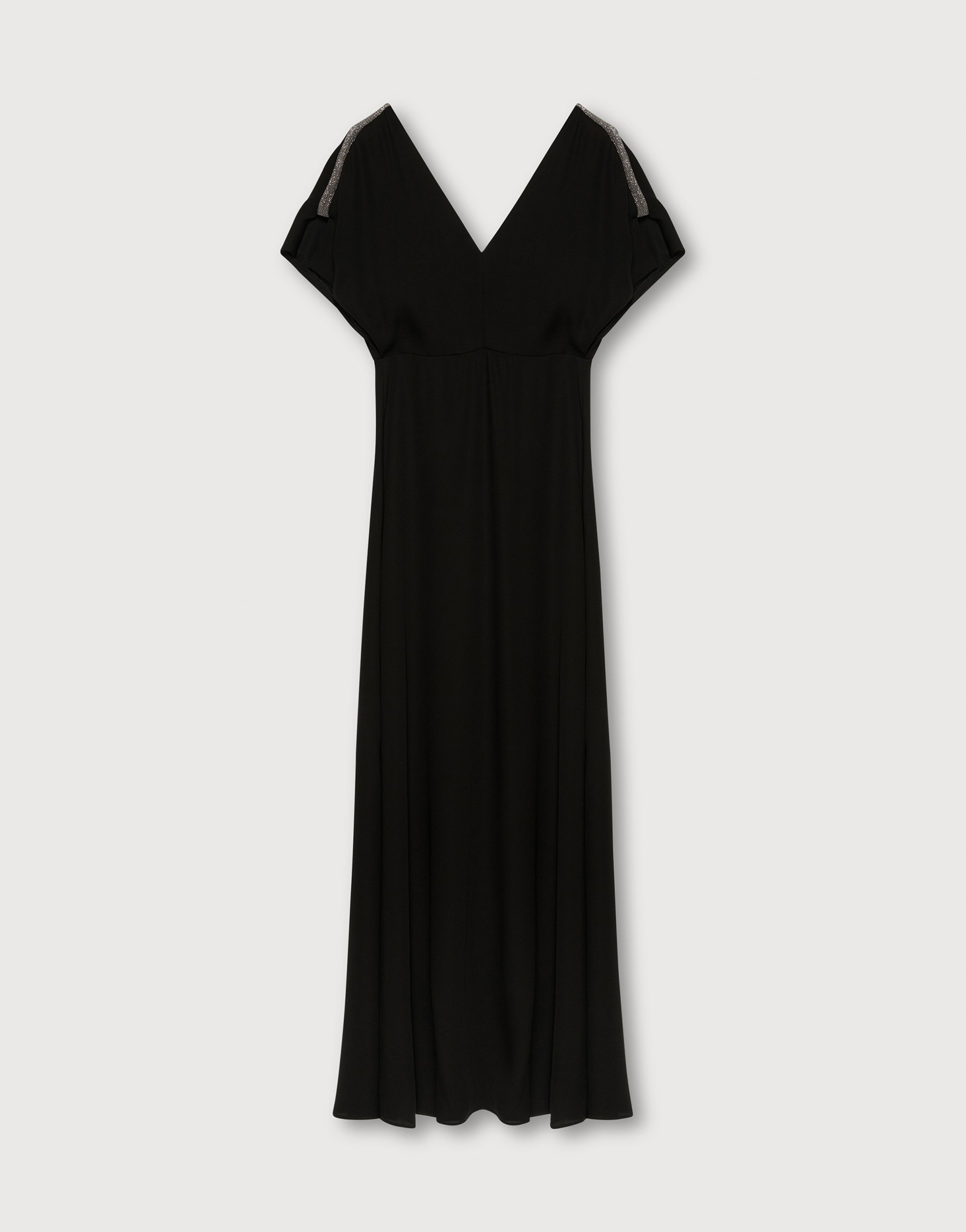 レディースサブレクレープドレス, ブラック ドレス | Fabiana Filippi
