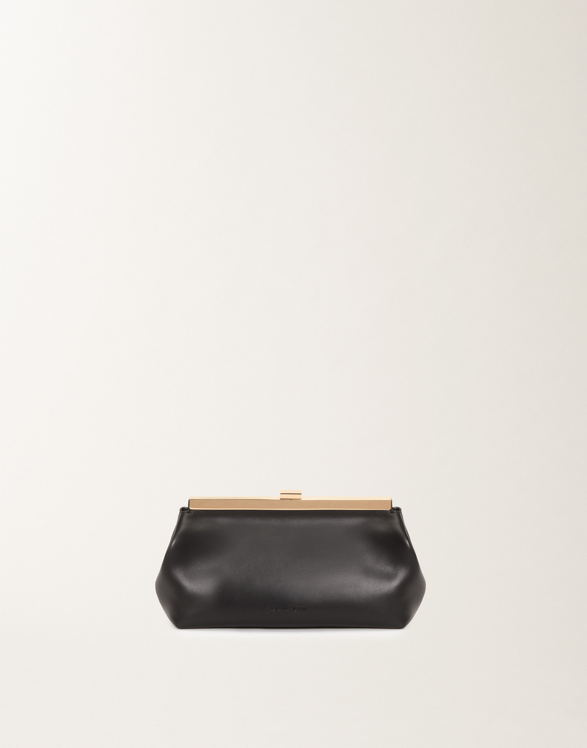 レディースNappa leather clutch, black ミニバッグ&クラッチ | Fabiana Filippi® ファビアナフィリッピ