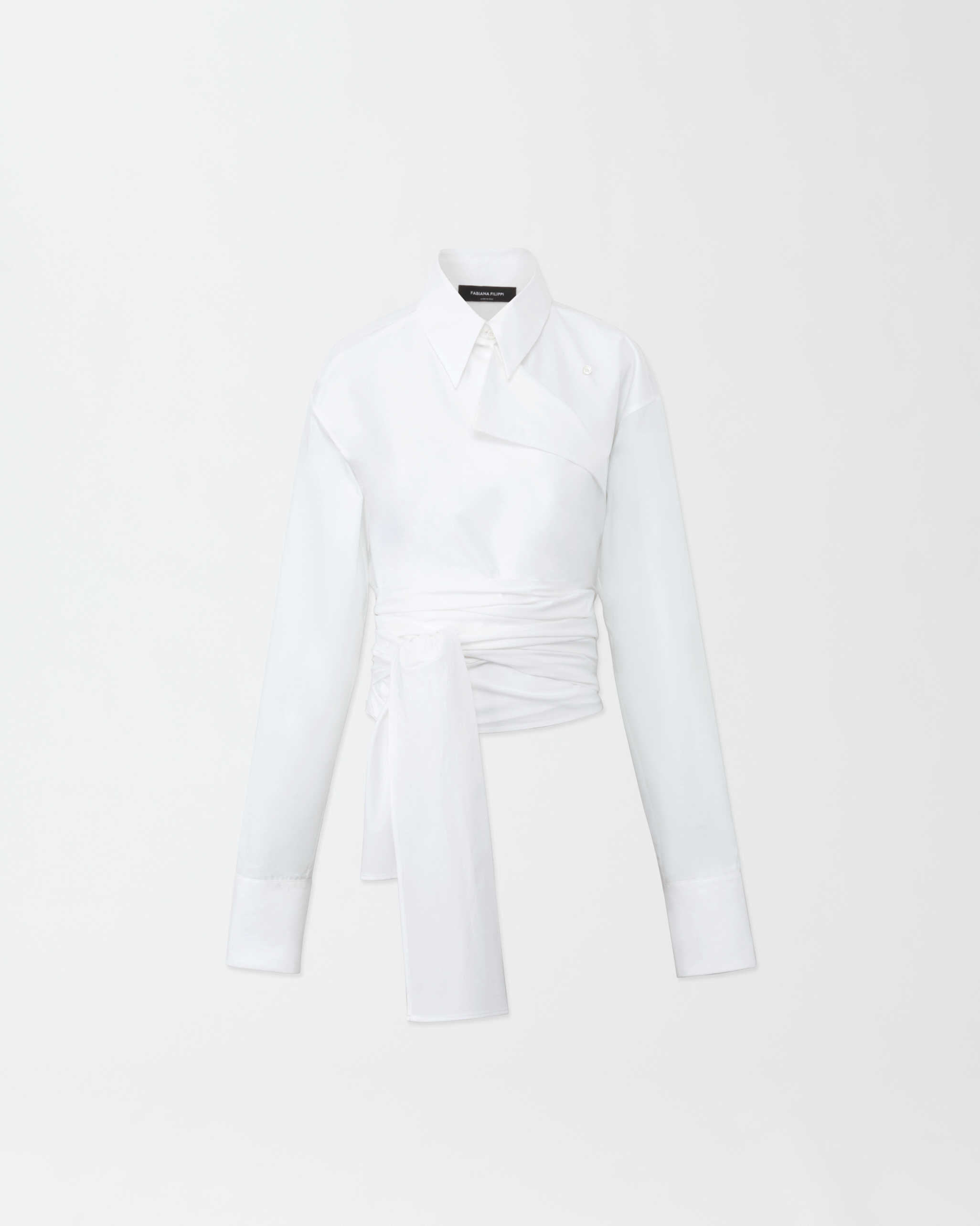 Poplin shirt, optical white